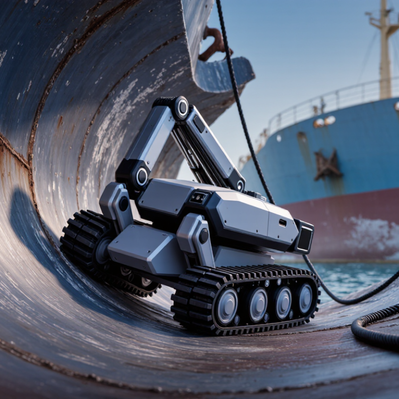 China Best Crawling Robots for Curved Ship Hulls?