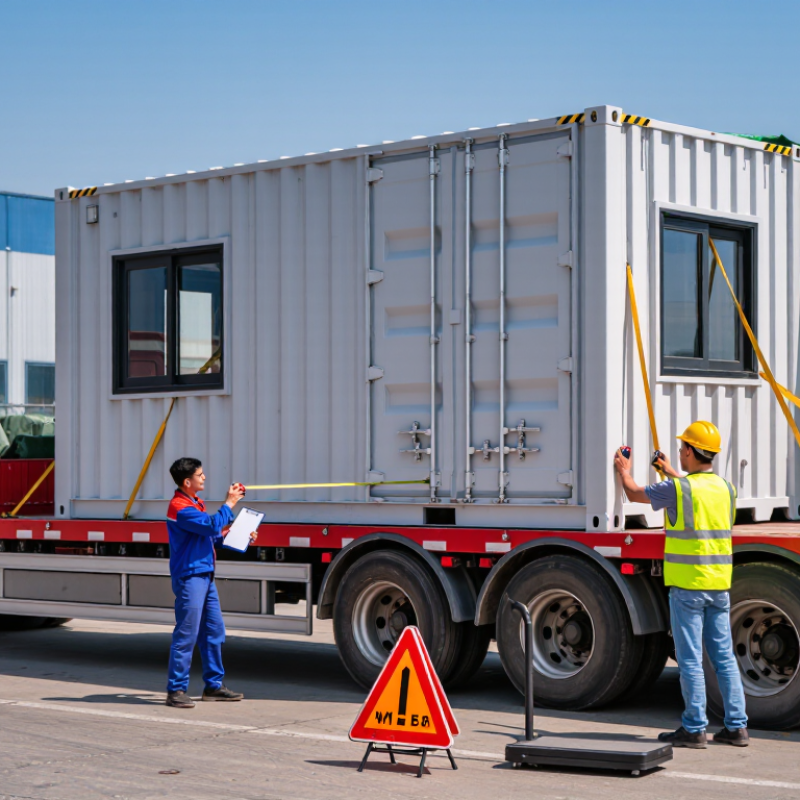¿Cómo transportar una casa contenedor plegable barata?