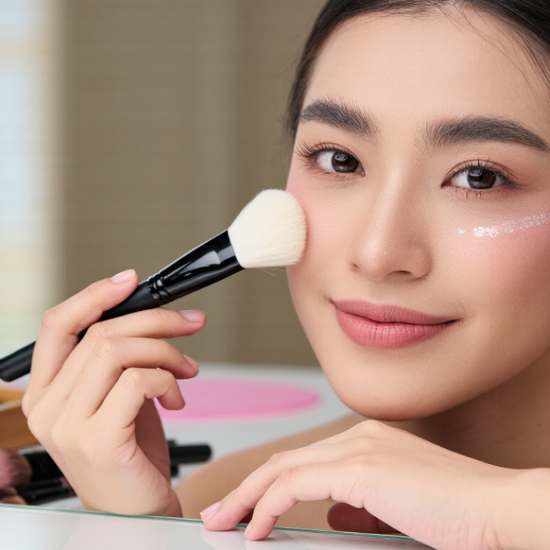 China Best Fan Brush How to Use It for Highlighter?