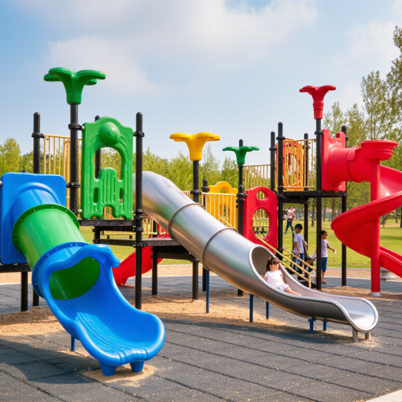 10 Best Outdoor Playground Slides for Commercial Buyers