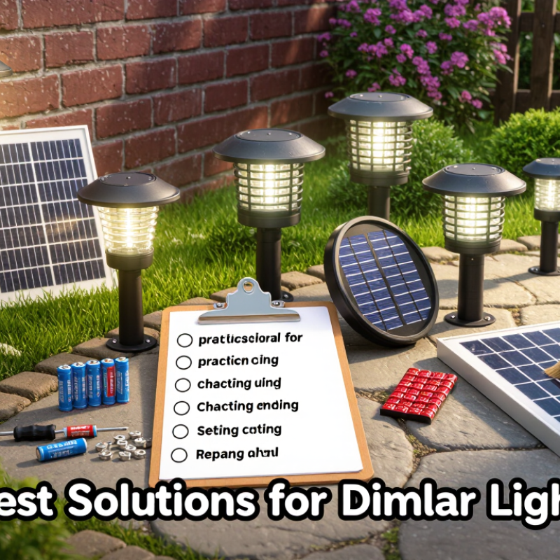 7 mejores soluciones por qué mis luces solares son tenues?