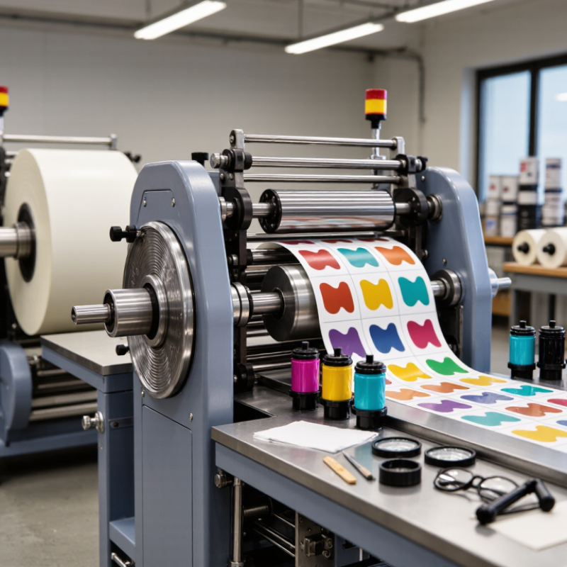 How to Set Up a Rotary Letterpress for Multicolor Labels?