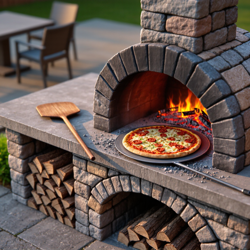 What Is an Outdoor Pizza Fireplace?