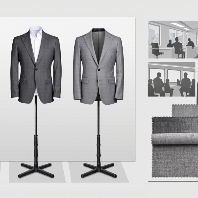 How to Choose Gray Suit Fabric in 2026?