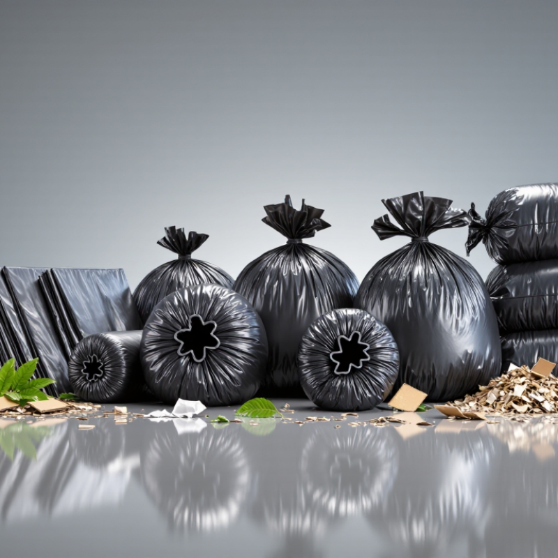What Are the Top 10 Types of Flat Black Garbage Bags?