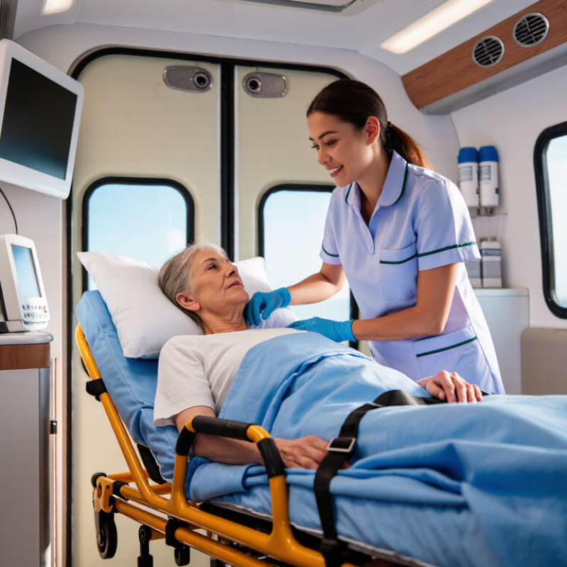 5 Tips for Patient Comfort on Long Distance Stretcher Trips