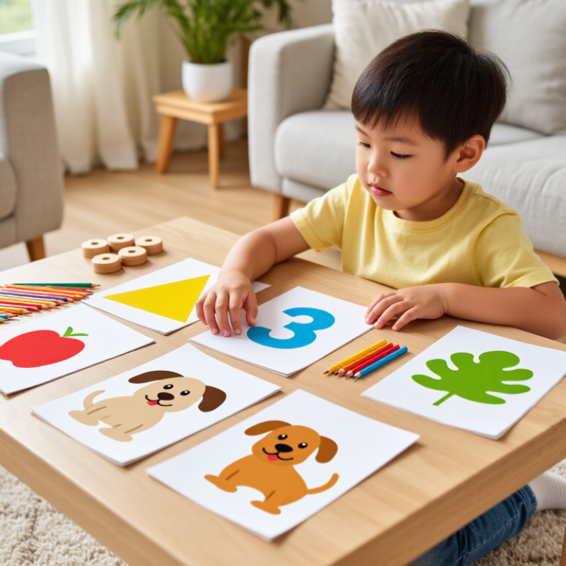 What Are Children Learning Flash Cards?