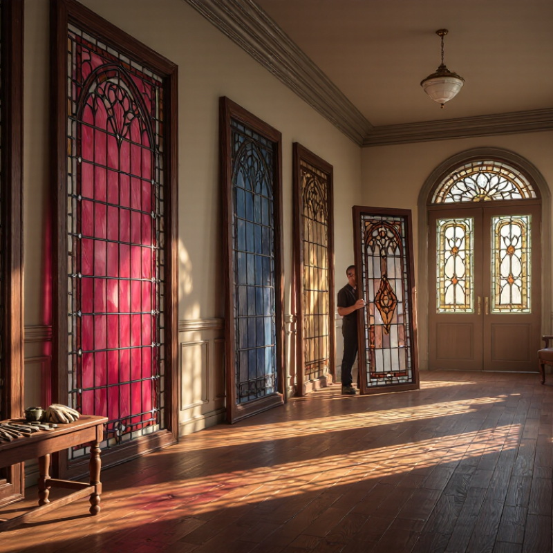 Why Choose Antique Stained Glass Panels for Your Home?
