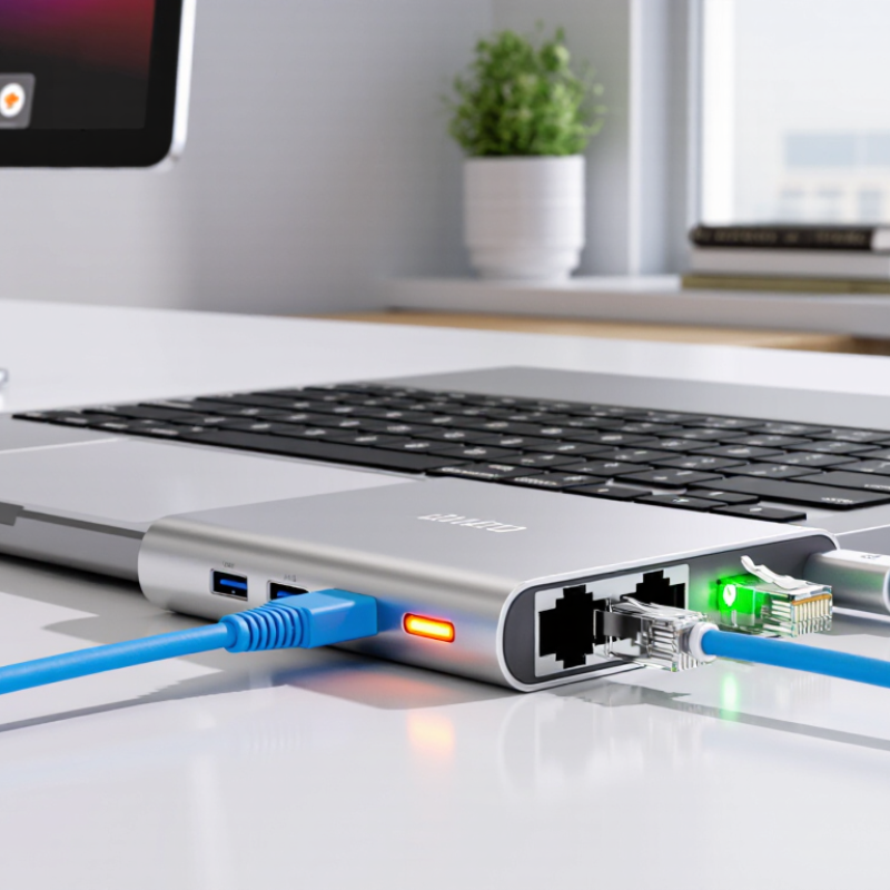 How to Connect a LAN Adapter to USB?