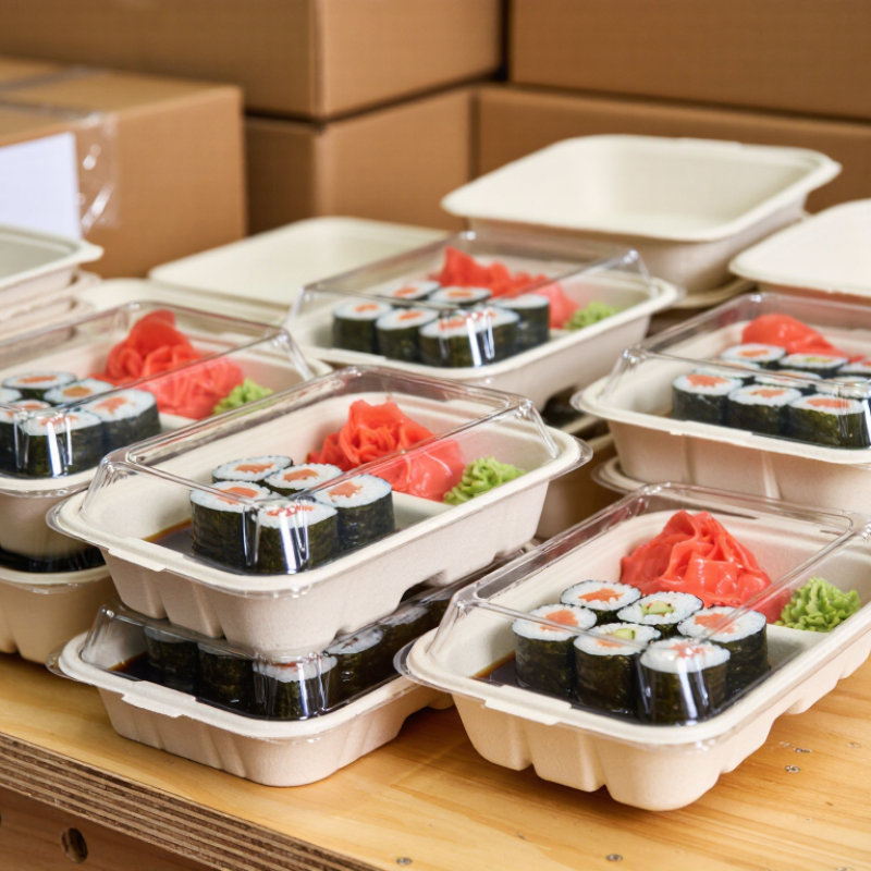 Top Bagasse Sushi Tray Suppliers for Global Buyers