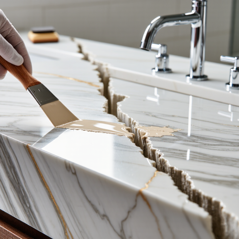 7 Tips How to Fix a Crack in a Marble Vanity Top?