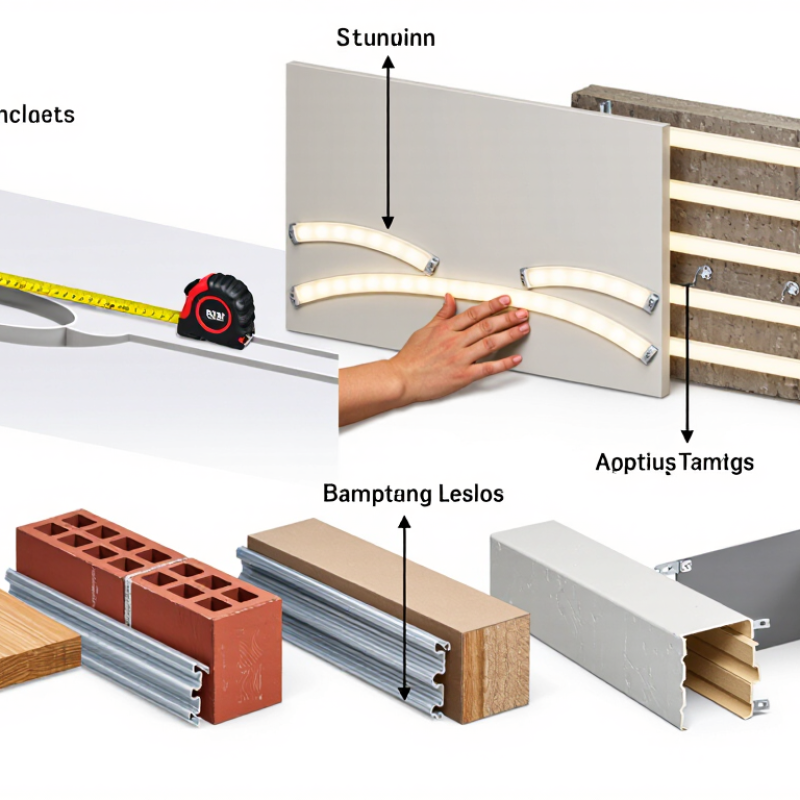 How to Mount LED Strip Lights on Uneven Surfaces?