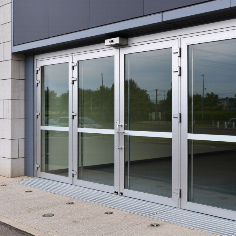 What Is a Commercial Exterior Aluminum Door?