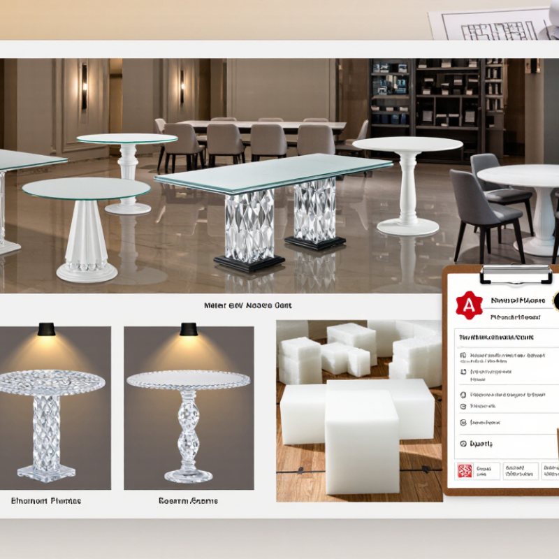 China Top Crystal Table Manufacturers for Global Buyers