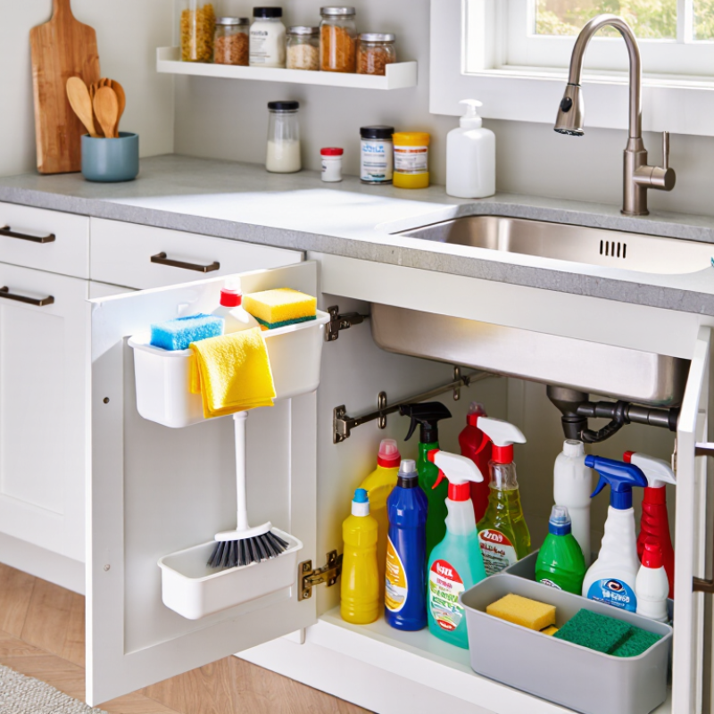 7 Best Ways to Keep Kitchen Cleaning Supplies Organized?