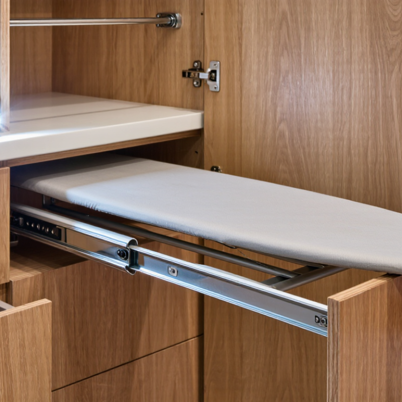 How to Pull Out an Ironing Board Drawer?