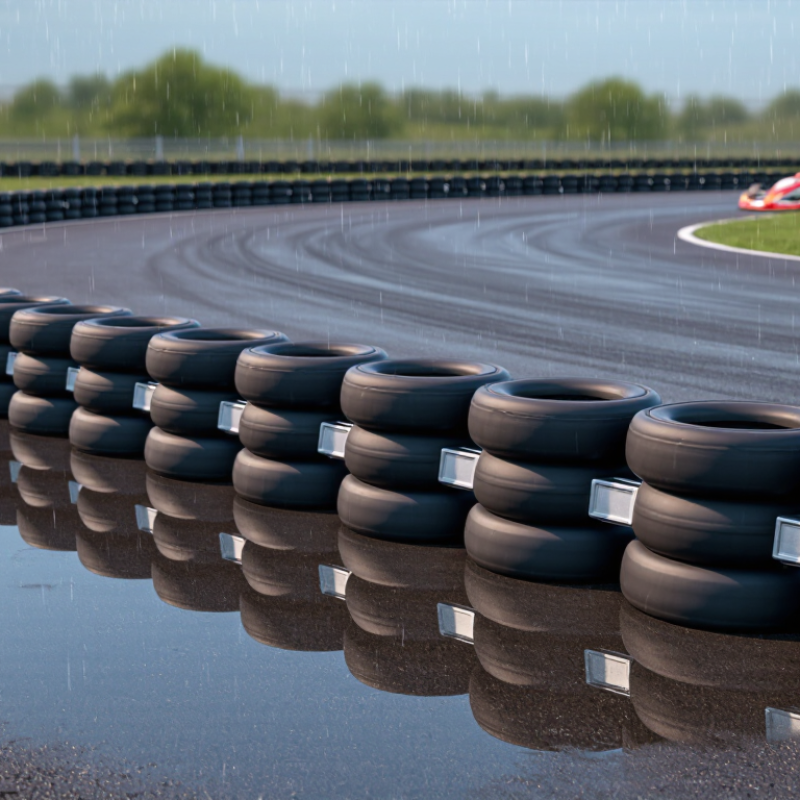 What Is a Rubber Base Kart Track Barrier?