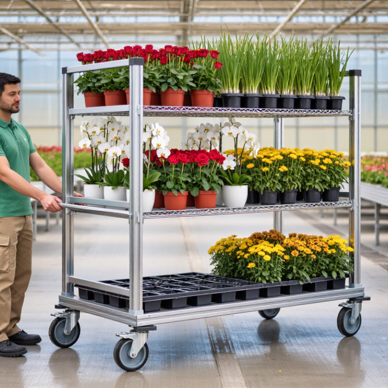 2026 How to Choose a Greenhouse Flower Cart?