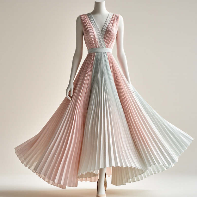 What Is a Pleated Maxi Dress?
