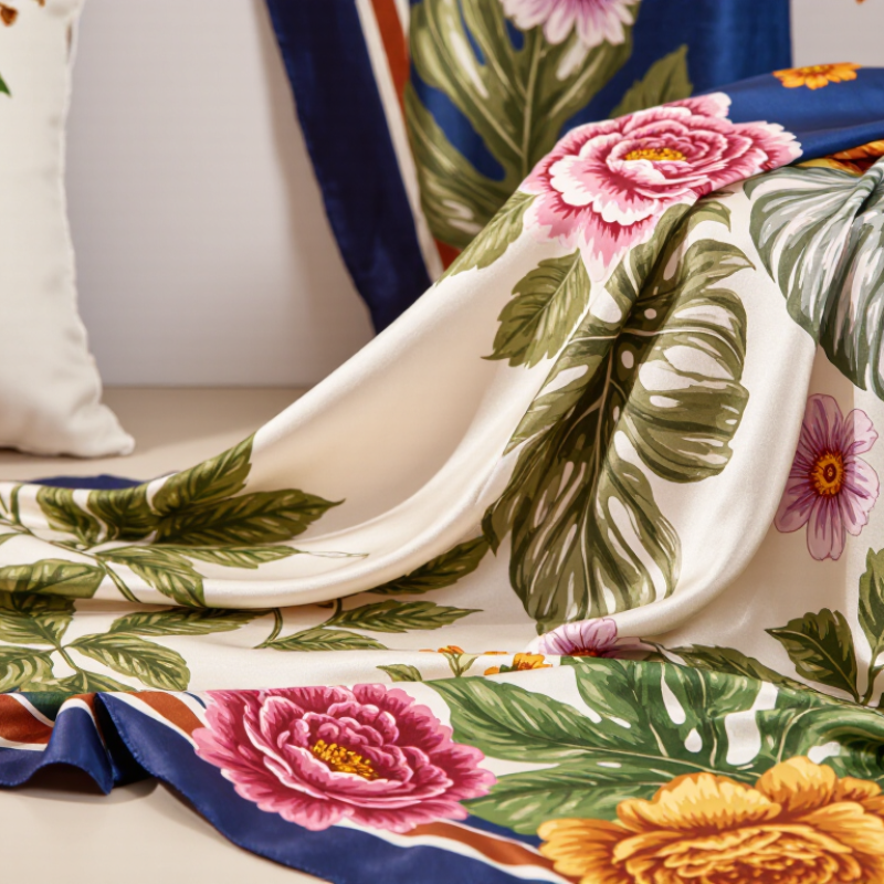 What Is Floral Print Silk Fabric and How Is It Used?