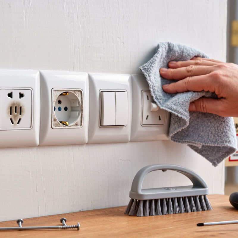 7 dicas para limpar tomadas e interruptores empoeirados?