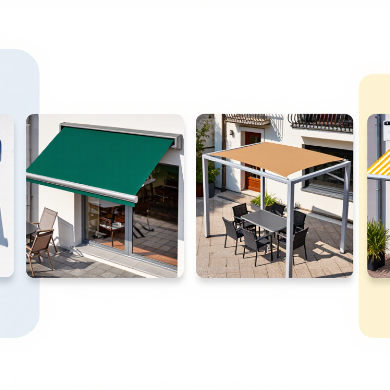 What Are the Top Sunshade Awning Types?