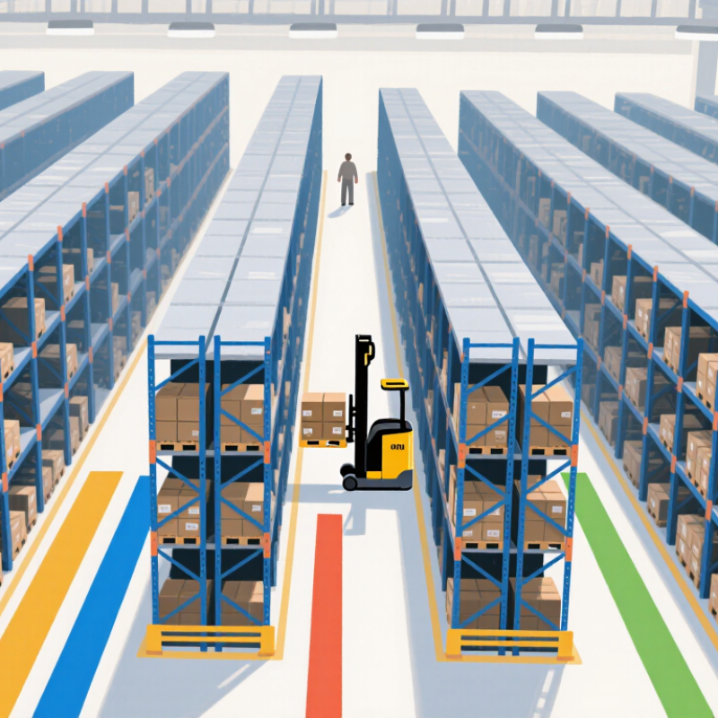 China Top Reach Truck What Is the Ideal Aisle Width?