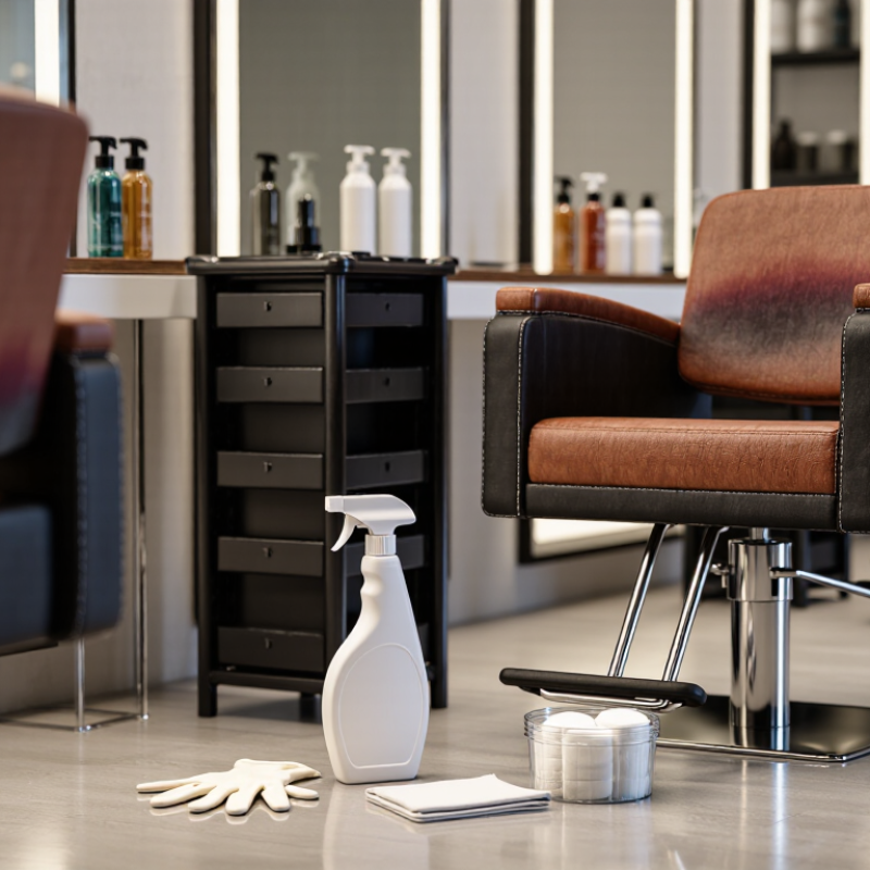 How to Remove Hair Dye Stains from Salon Chairs?