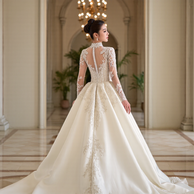 What Is a Long Sleeve Wedding Gown?