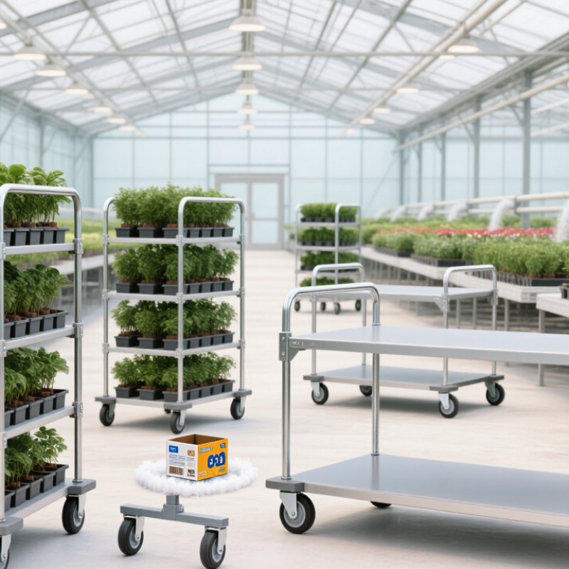 China Best Greenhouse Flower Cart for Global Buyers