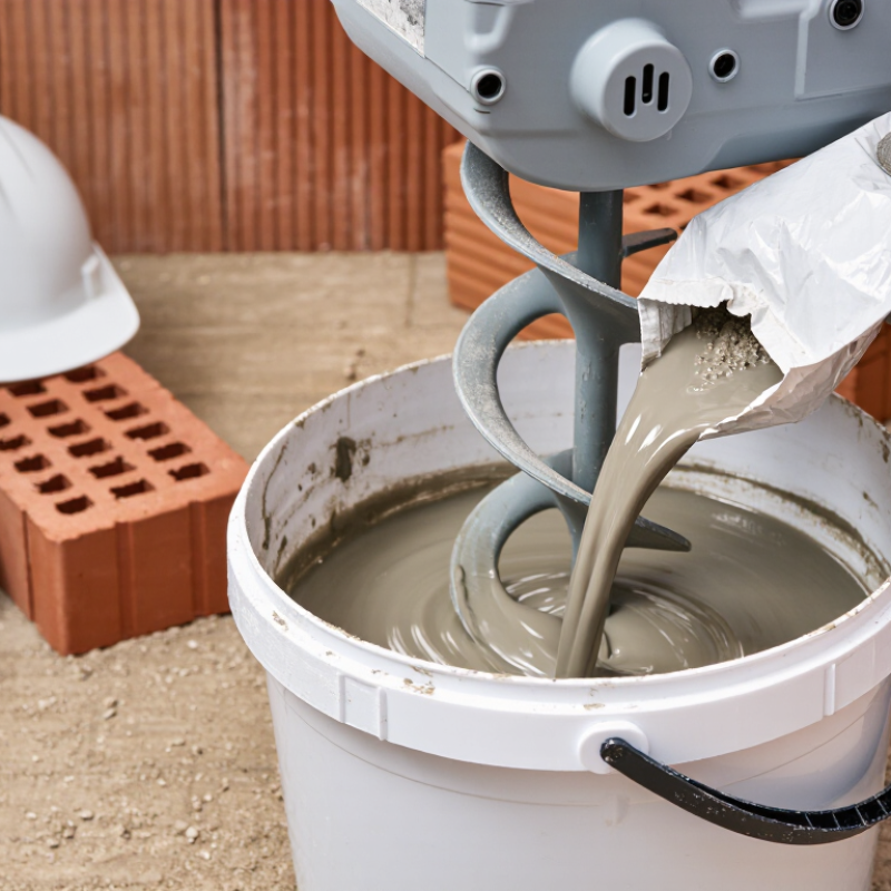 What Is the Best Way to Mix Mortar With a Paddle Mixer?