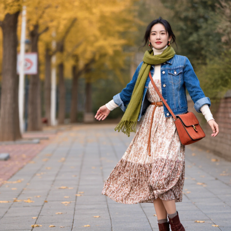 How to Transition a Summer Dress Into a Fall Outfit?