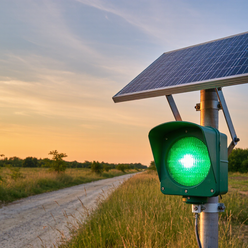 What Is a Solar Green Blinker Light?