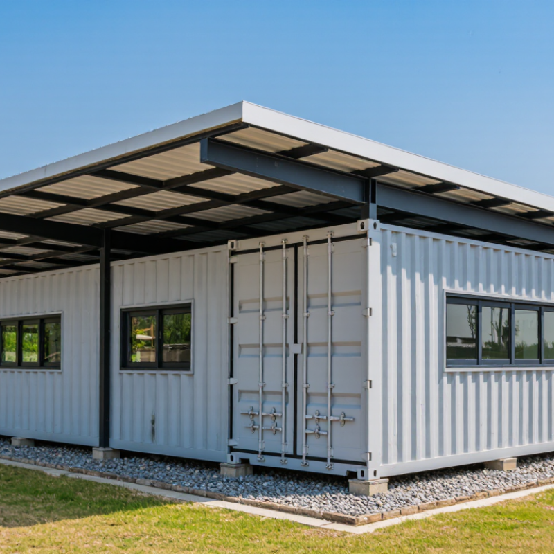 How to Build a Pitch Roof Container House