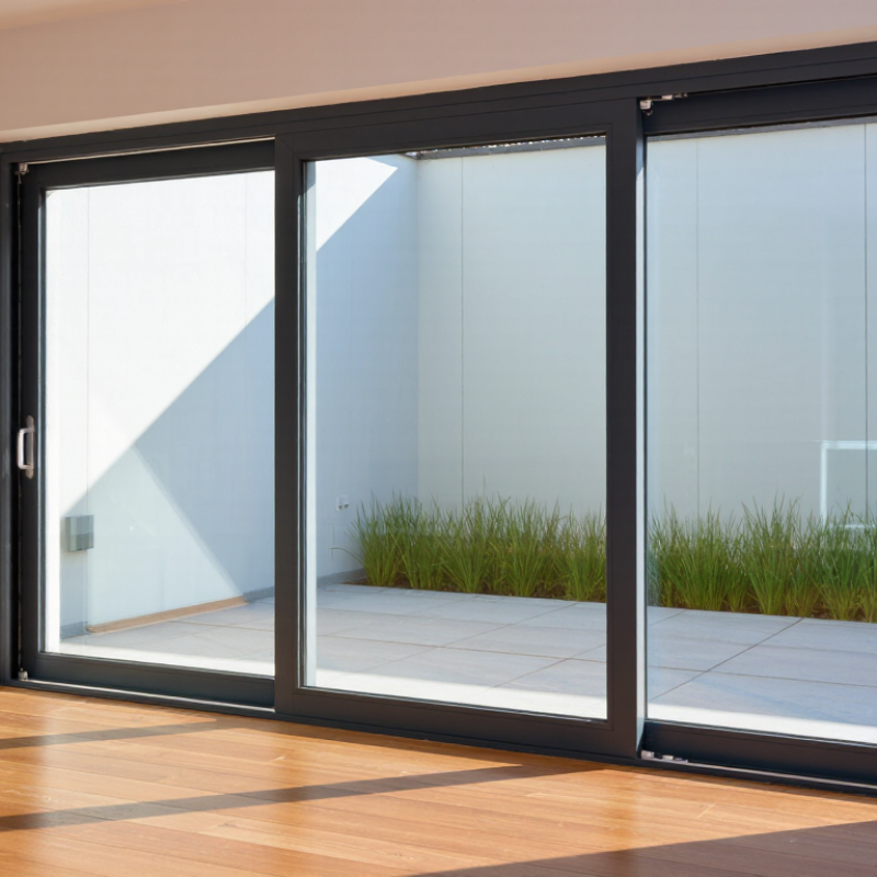 China Best 3 Panel Sliding Patio Door Manufacturer