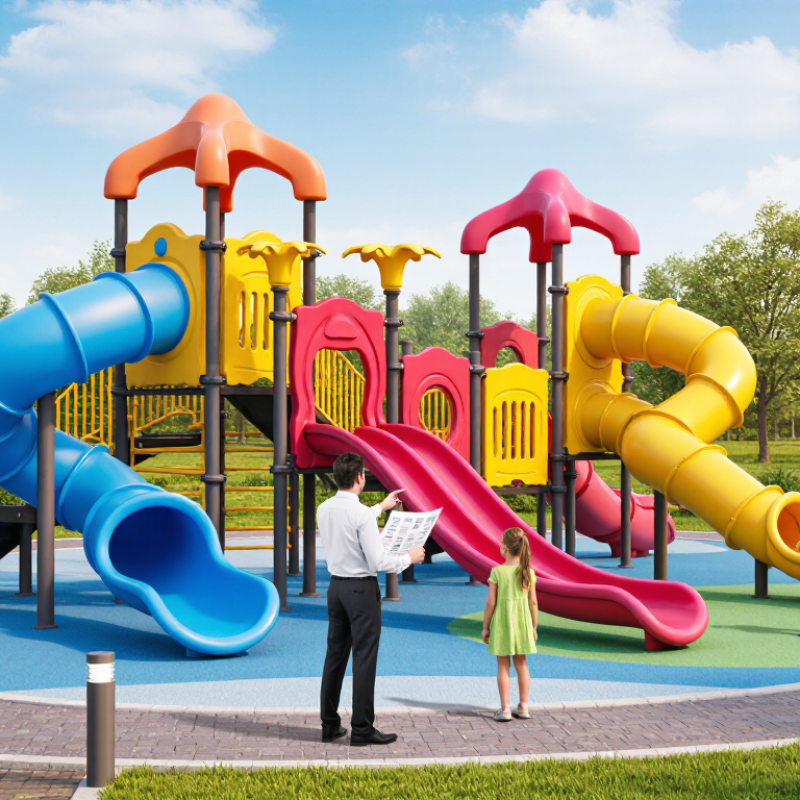 How to Choose Large Outdoor Slides for Your Business?