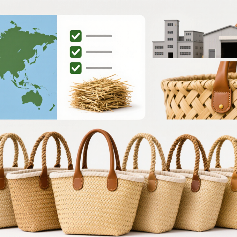 Top Straw Beach Bag Suppliers for Global Buyers