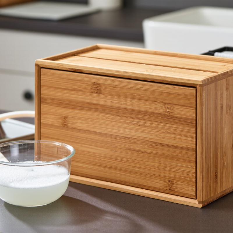 What Is the Safest Way to Deep Clean a Bamboo Bread Box?