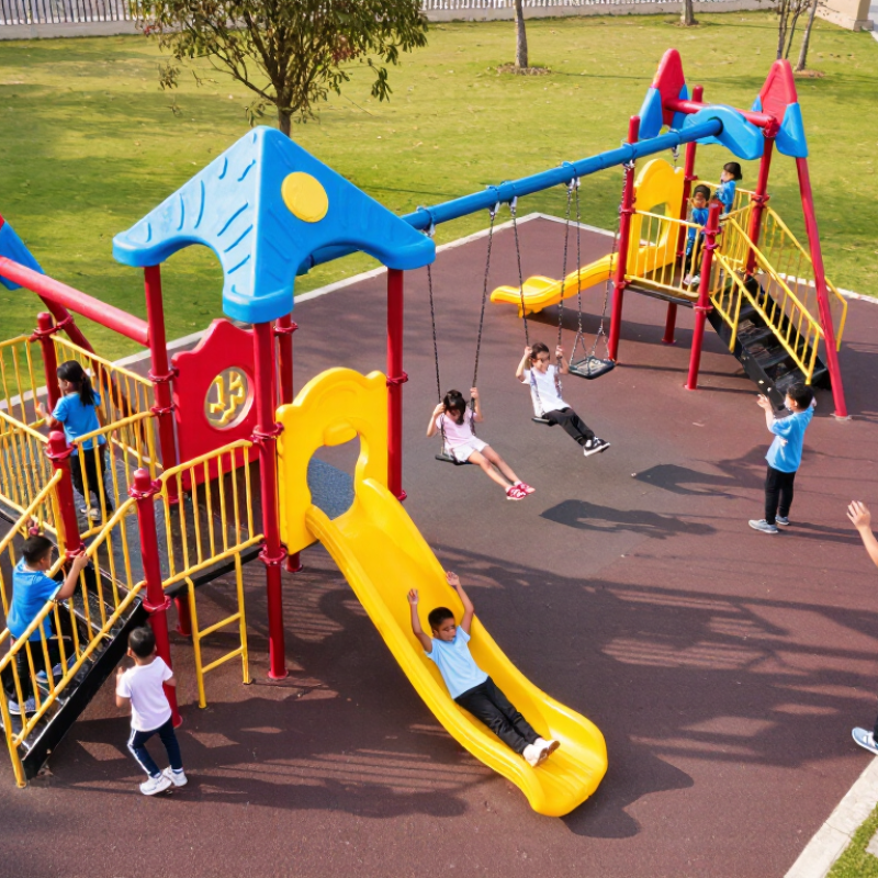 Why Choose a Swing Set with Slide for Schools?