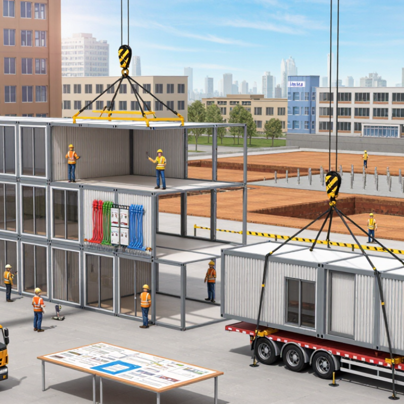 Como realocar edifícios comerciais modulares?