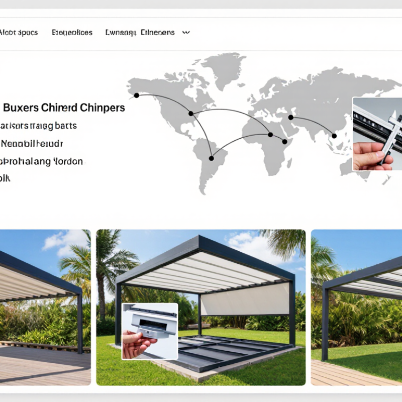 China Top PVC Awning Pergola Manufacturers for Global Buyers