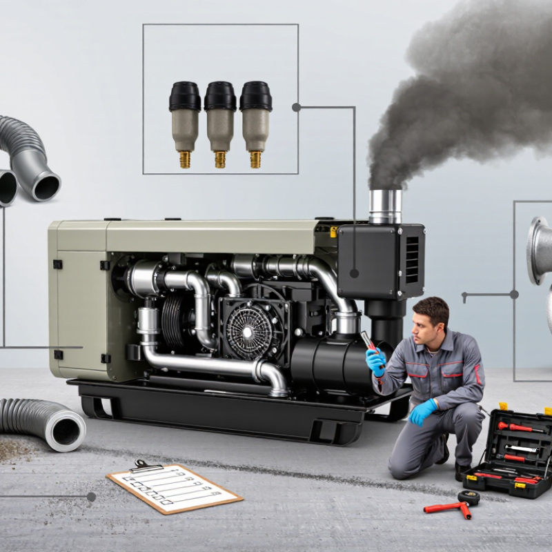 Why Is My Diesel Generator Smoking Black?