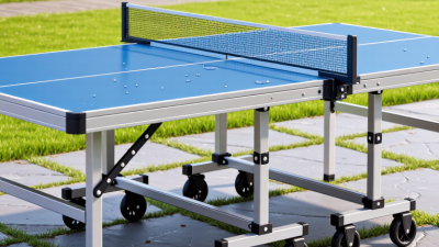 China Top Folding Outdoor Table Tennis Table Supplier?