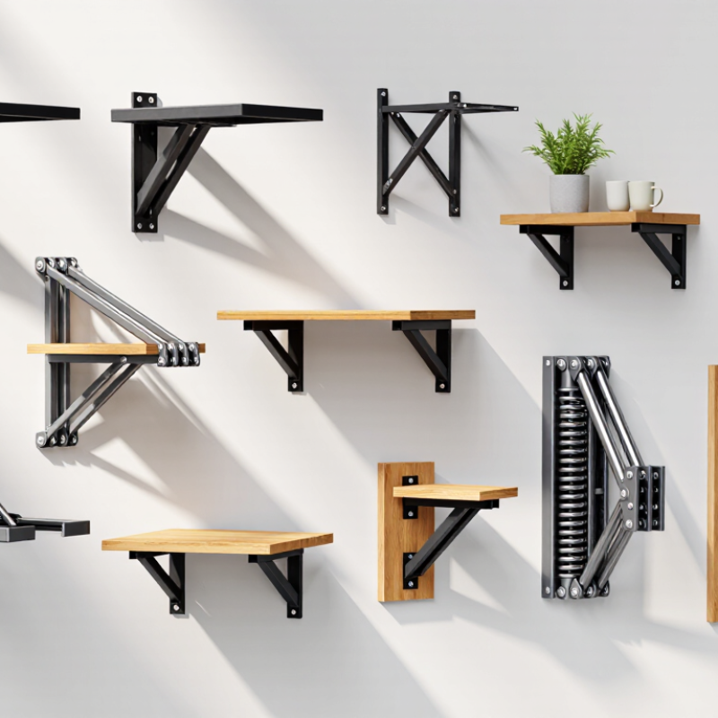Top 10 Types of Wall Mounted Folding Shelf Brackets?
