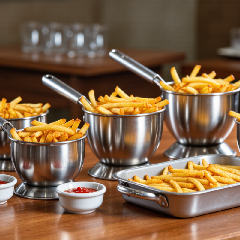 Top Stainless Steel Fries Servers for Restaurants