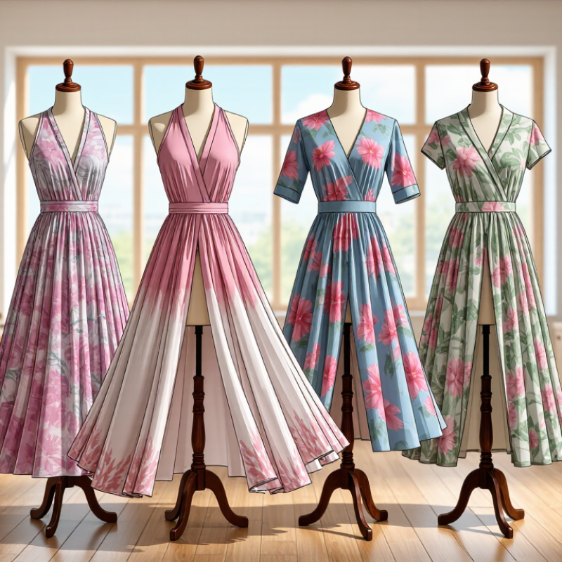 China Top Floral Floor Length Dress Suppliers