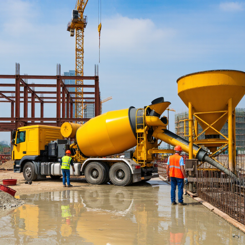 Why Choose a Concrete Mixer Machine for Construction?
