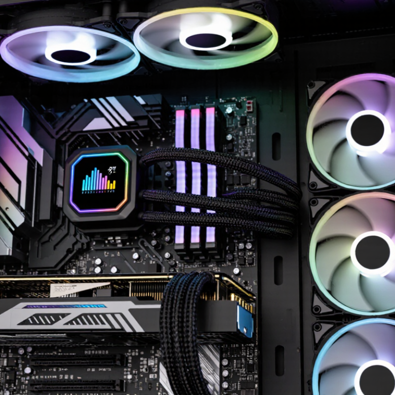 China Top AIO CPU Cooler with Temperature Display