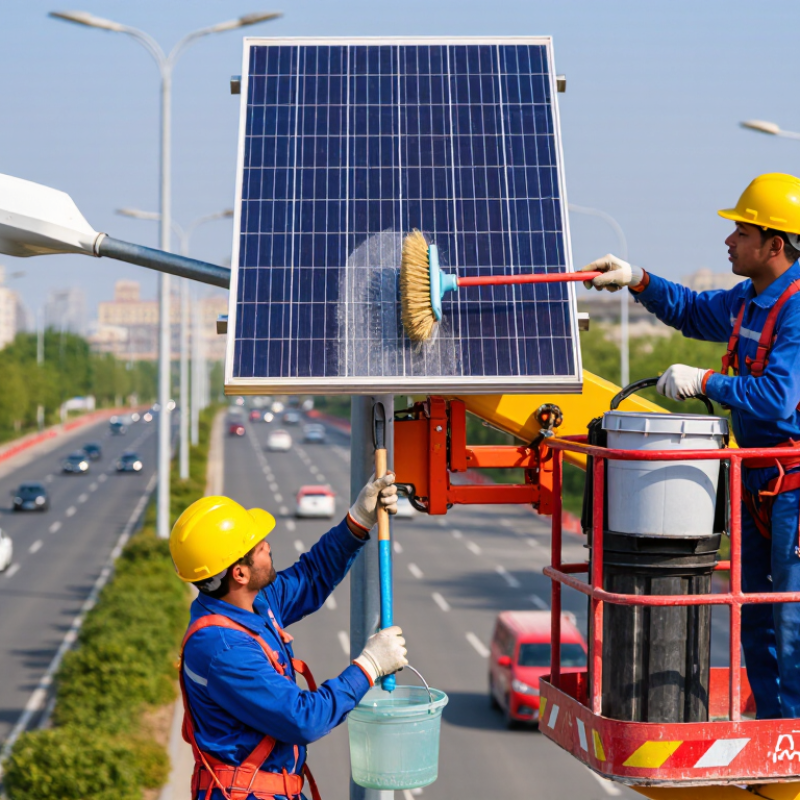 7 Best Ways to Clean Solar Panels on High Street Lights?