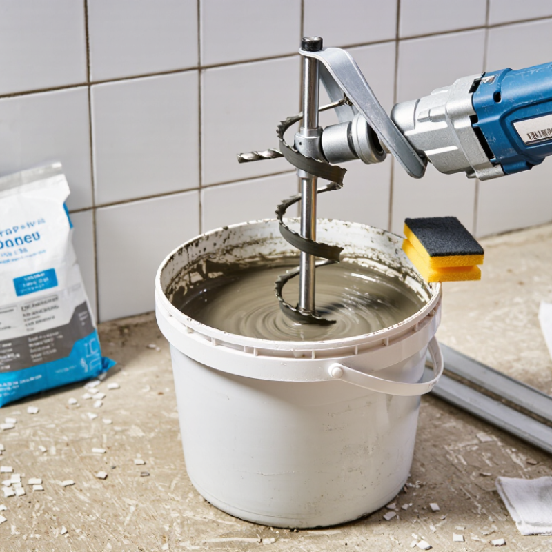 Top Tips How to Mix Grout Correctly in a Paddle Mixer